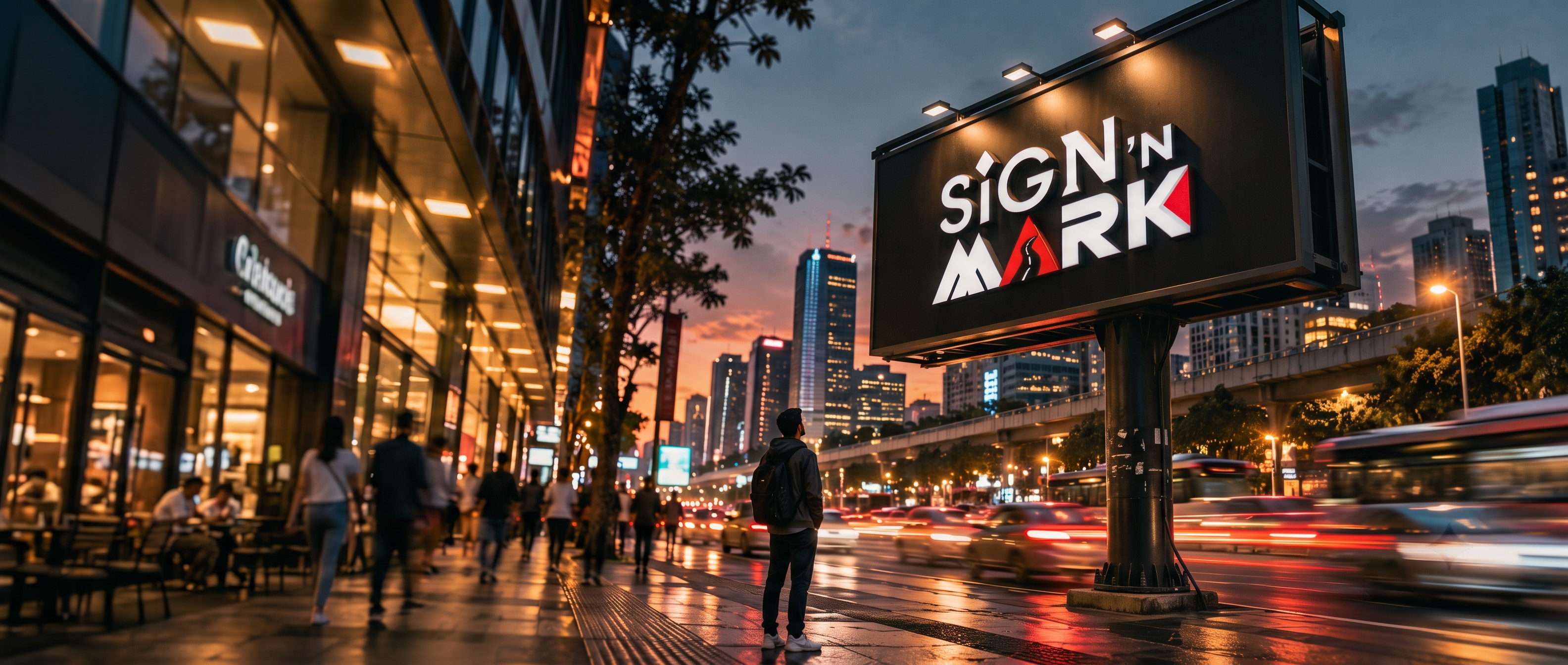 SIGN’N MARK Illuminated City Billboard